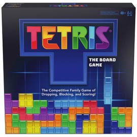 Spin Master Games, Tetris: The Board Game, Play the Classic Puzzle Game Tetris in Real Life, Multiplayer Head-to-Head Puzzle Challenge, 2-4 Players, for Ages 8 & Up