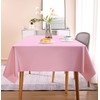 SietDESEO 2 Pack Pink Plastic Tablecloth 54 x 108 Premium