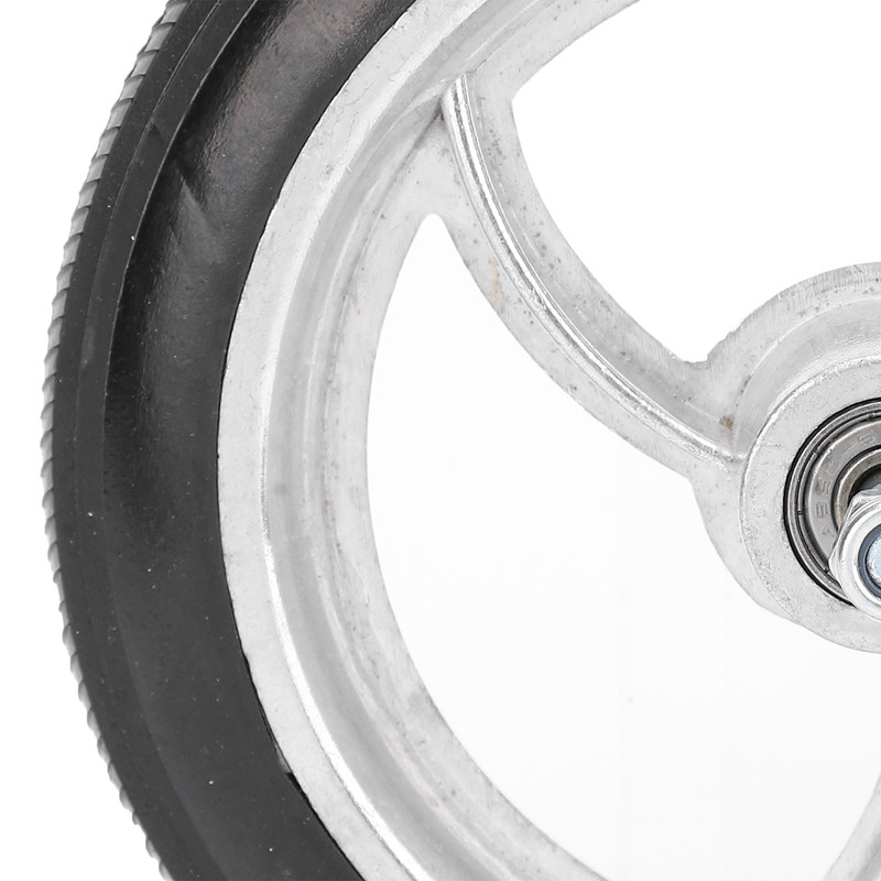 7in Disabled Front Wheel Aluminum Alloy Non Slip Polyurethane Tire