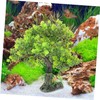 Mobestech Delicate Desktop Aquarium Decor Compact Fish Tank Resin Fake