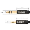 AIHIKO 1/4 to 1/8 TRS Cable with Zinc Alloy Housing