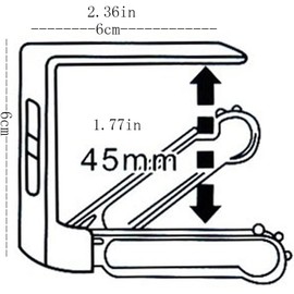 Black Duck Brand Plastic Tablecloth Clamp Holders - Spring-Loaded Clips (8, White)
