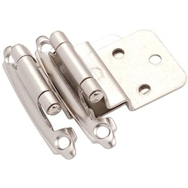 DecoBasics Inset/Offset Kitchen Cabinet Hinges - 3/8“ (25 Pair-50 Pack) - Soft Close Cupboard Door Hinges With Door Damper & Screws - Home Improvement - Quick & Easy Installation