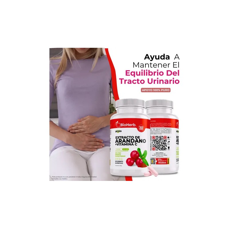 Extracto De Arándano 100% - Eficaz Apoyo Infección Urinaria