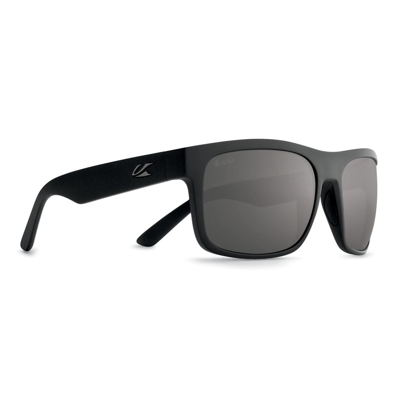Kaenon Mens Burnet XL Sunglasses (Black Label, Ultra Black Mirror)