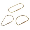 WOWOWO Outdoor Brass Carabiner Keychain Hiking Camping Hang Hook Buckle