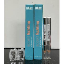 bliss Accent Lighting Brightening Sticks, Starlit, 0.12 oz. Lot Of 2/- New