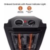 Comfort Zone 23" Indoor Quartz Tower Space Heater with Overheat