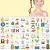 10 Sheets Easter Religious Temporary Tattoos, Religions Christian Temporary Tattoos