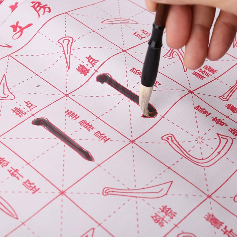Faderr Chinese Calligraphy Practice Set, Reusable Calligraphy Practice with Brush