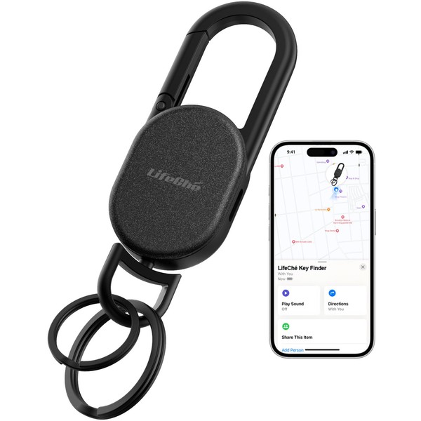 Keychain, Key Finder Built-in Anti-Loss Tracker, Heavy Duty Key Holder,