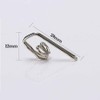 120X Curtain Gathering Hook 28mm Pencil Pleat Small Gather Metal