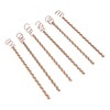 6PCS Electroculture Stakes Stable Support Garden Antenna Copper Coil for