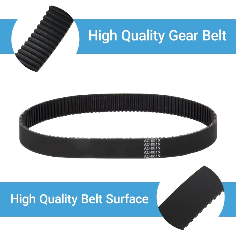 (2-Pack) AC-0815 Air Compressor Timing Belt– Replacement Belt for Craftsman,