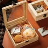 Wooden Box,Extral Large Unfinished Pine Wood Boxes Wooden Storage Box,Rectangle