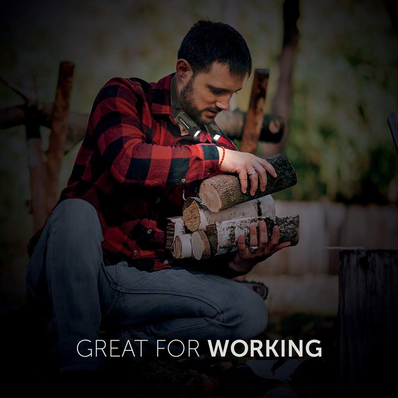 EZRED RT357, Real Tree 300 lumen Neck Light, Red and