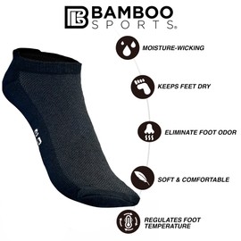 Super Soft and Comfortable No Show Bamboo Workout Socks Womens Socks Size 6-9 Mens Socks Size 6-8