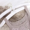 HANGERWORLD 5 Pack of White Satin Padded Hangers, 17inch Bridesmaid