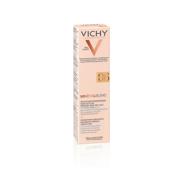 VICHY Minéralblend Make-up Fluid 06 Ocher, 30 ml Solution
