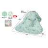 Wellfan Food Apron Hook Closure NC Lattice Green