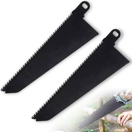 Reciprocating Saw Blades 2 Pcs, 240mm Carbon Steel Saw Blade for Softwood, Hardwood, Compatible with Black & Decker Piranha Scorpion Saws