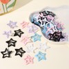 Drnytunk 50Pcs Star Hair Clips,Cute Hair Clips Star Clips Metal