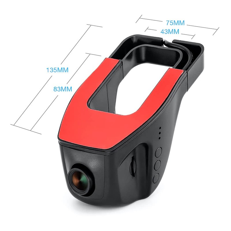 Retoo Car Front Dash Cam A with G-Sensor, Car Camera