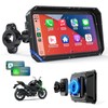 WonVon 6.25 Inch Wireless Motorcycle Carplay GPS Navigation System with