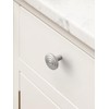 SORWDUERM 2 Pack Brushed Nickel Cabinet Knobs Satin Nickel Kitchen