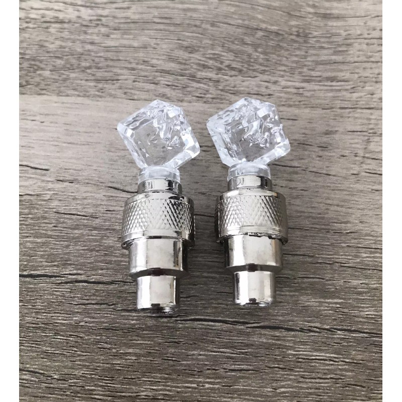 Unbranded 2X LED Dice WARM WHITE Led Lights Tire Wheels