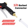 Heavy Duty Adjustable Spray Gun, 3/8"Brass Hose Barb, Agricultural Spray