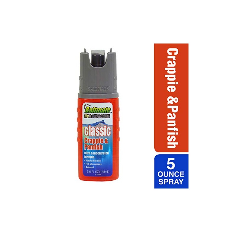 Baitmate Fish Attractant Classic Crappie and Panfish Scent, 5 Fluid-Ounce
