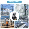 sourcing map DPDT Electromagnetic Power Relay, DC 24V Coil 10A