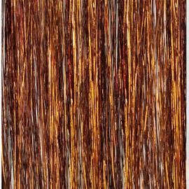 40" Fairy Hair Tinsel 100 Strands (Shiny Mocha Brown)