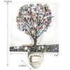 J Devlin Glass Art Stained Glass Tree Night Light –