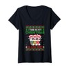 Womens Red Panda in Christmas Socks Ugly Sweater Xmas Pajama