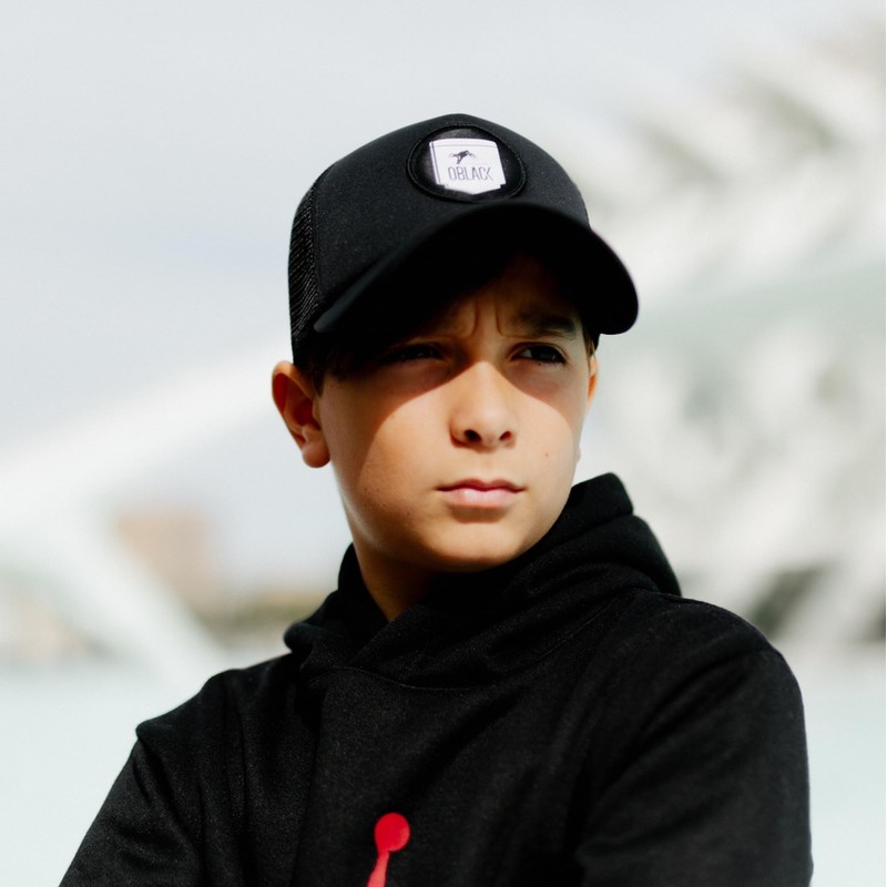Oblack Trucker Cap Children's Classic Baseball Cap Boys with Mesh