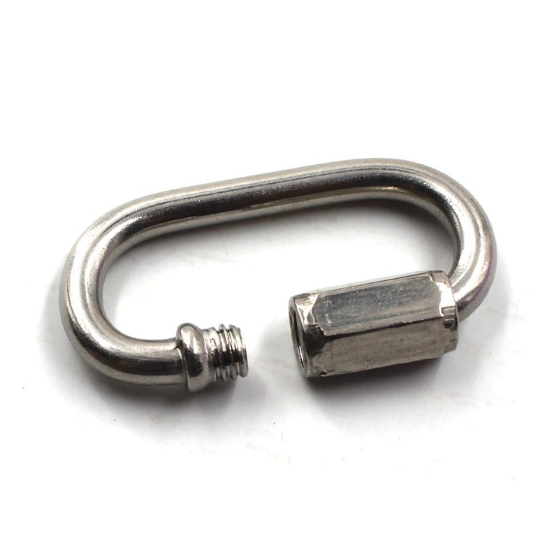 M6 Lock Quick Link Chain Connector 304 Stainless Steel Screw