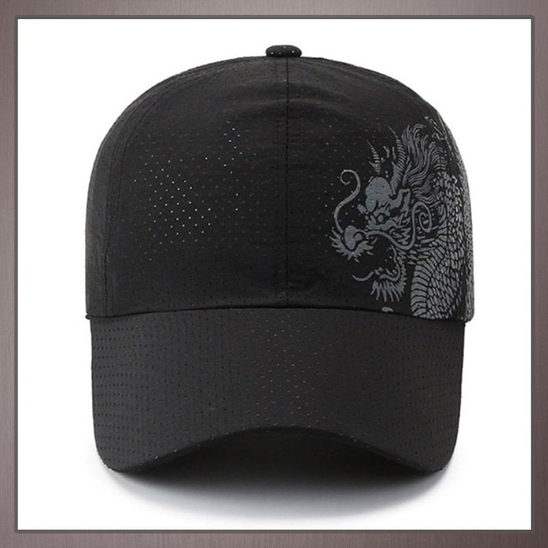 One Limitation Dragon Mesh Hat Cap, Simple Design, Cool, Unisex