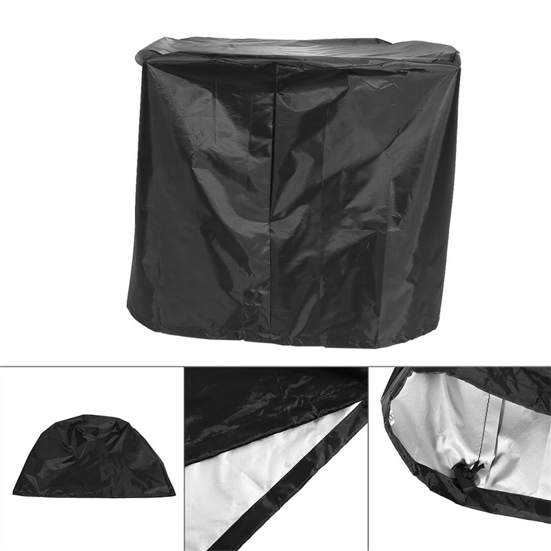 Outdoor BBQ Round Waterproof Cover Barbecue Covers Grill Gas Dust