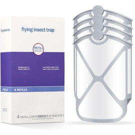 YISSVIC 5 Pack Refill Cartridge Kit Plug-in Light, Flying Insect Trap Refill Cartridges Replacement 100% Fit (5Pcs)