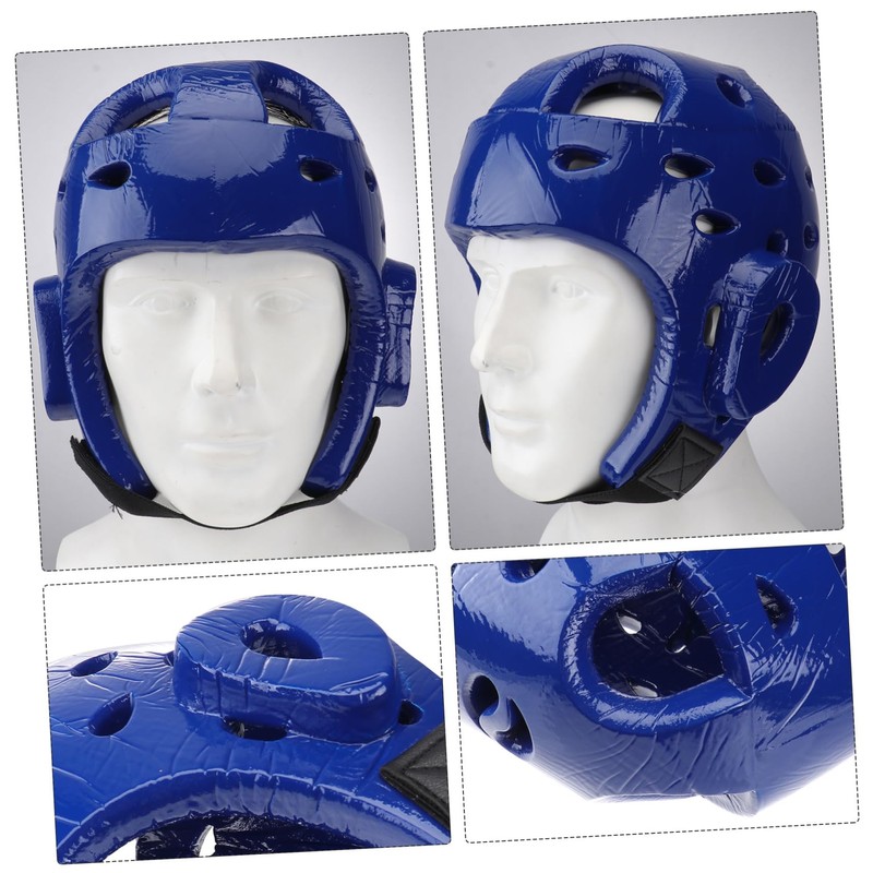 Parliky Sparring Headgear Eva Taekwondo Helmet S Blue Air Vented
