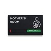 Kubik Letters Mothers Room Sign with Slider for Dual Messages