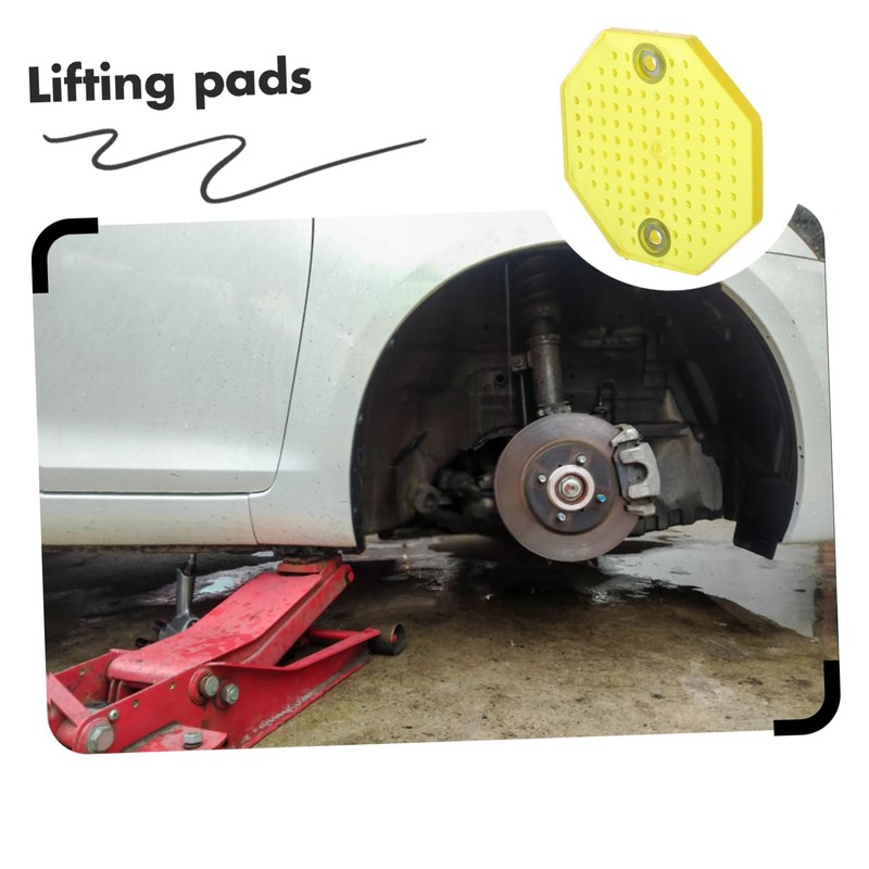 ULTECHNOVO Car Lift Rubber Pad Automotive Elevator Arm Mat Heavy