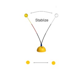 LUOFANG Tennis Hit Trainer Self-Aid Rebounder Tennis Equipment for Beginners Practice Helps Improve Strokes