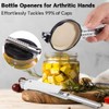 2 Pcs Effortless Jar Openers for Arthritis Hands, Adjustable Manual