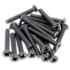 M5 (5mm x 50mm) Pozi Raised Countersunk Machine Screw (Bolt) - Stainless Steel (A2) (Pack of 20)