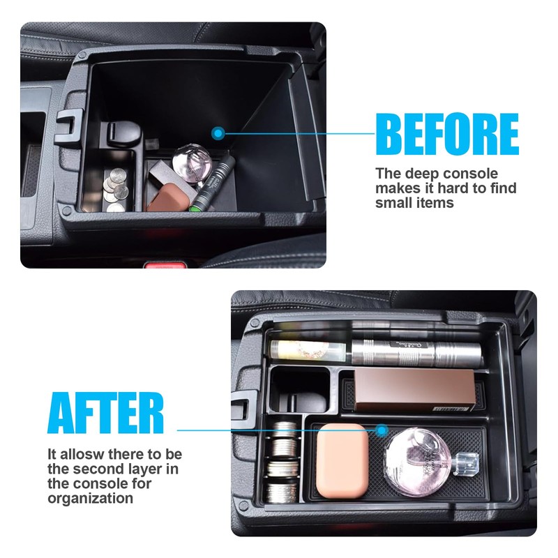 HNYYZL Center Console Tray Compatible with Nissan Rogue 2014-2020 and