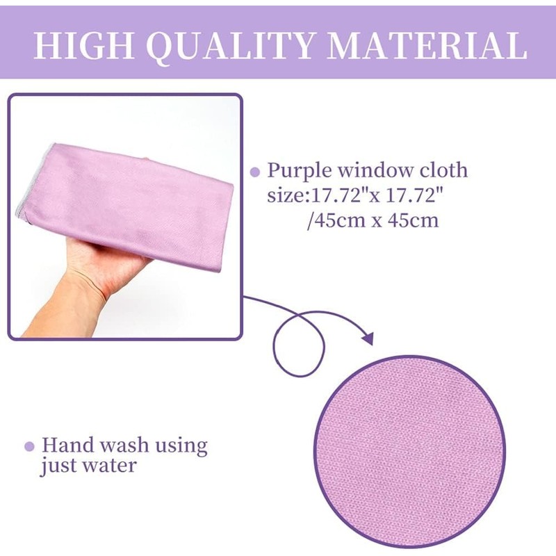 Korwex Window Cleaning Cloth, Glass Cleaning Cloth, Streaks Schatches Free.
