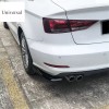 Unbranded Universal Car Rear Bumper Spoiler Canards Fins Anti-crash Diffuser